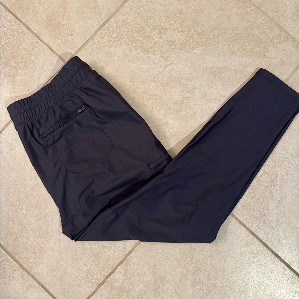 Cherokee Form Pewter Women's Mid Rise Tapered Leg Drawstring Scrub Pant